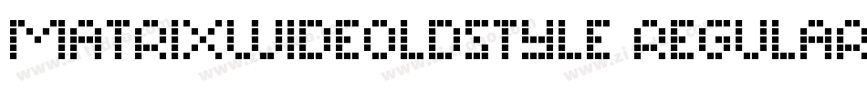 MatrixWideOldstyle Regular字体转换